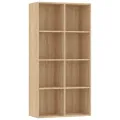Bibliothèque/Buffet Chêne sonoma 66 x 30 x 130 cm Aggloméré