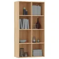 Bibliothèque/Buffet Chêne sonoma 66 x 30 x 130 cm Aggloméré
