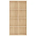 Bibliothèque/Buffet Chêne sonoma 66 x 30 x 130 cm Aggloméré