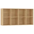 Bibliothèque/Buffet Chêne sonoma 66 x 30 x 130 cm Aggloméré