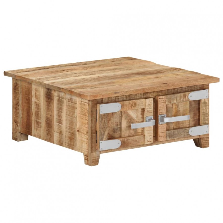 Table basse 67x67x30 cm Bois de manguier massif