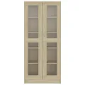 Armoire à vitrine Chêne sonoma 82,5x30,5x185,5 cm Aggloméré