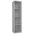 Bibliothèque/Meuble TV Sonoma gris 36x30x143 cm