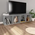 Bibliothèque/Meuble TV Sonoma gris 36x30x143 cm