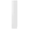 Armoire à vitrine Blanc brillant 82,5x30,5x150 cm Aggloméré