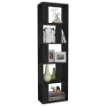Bibliothèque/Séparateur de pièce Noir 45x24x159 cm Aggloméré