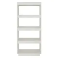 Bibliothèque/Séparateur de pièce Blanc 60x35x135 cm Pin massif