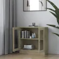 Armoire à vitrine Chêne sonoma 82,5x30,5x80 cm Aggloméré