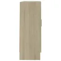Armoire à vitrine Chêne sonoma 82,5x30,5x80 cm Aggloméré