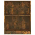 Bibliothèque Chêne fumé 60x24x74,5 cm Bois d'ingénierie