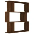 Bibliothèque/Cloison Chêne marron 80x24x96 cm Bois d'ingénierie