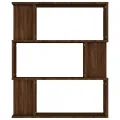 Bibliothèque/Cloison Chêne marron 80x24x96 cm Bois d'ingénierie
