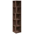 Armoire d'angle Chêne marron 33x33x164,5 cm Bois d'ingénierie