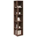 Armoire d'angle Chêne marron 33x33x164,5 cm Bois d'ingénierie