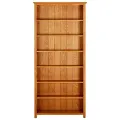 Bibliothèque à 7 niveaux 90x22,5x200 cm Bois de chêne massif