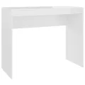Bureau Blanc brillant 90x40x72 cm Bois d'ingénierie