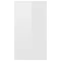 Bureau Blanc brillant 90x40x72 cm Bois d'ingénierie