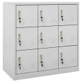 Armoires à casiers 5 pcs Gris clair 90x45x92,5 cm Acier