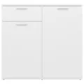 Buffet Blanc 80x36x75 cm Aggloméré
