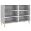 Buffet Gris béton 103,5x35x70 cm Aggloméré
