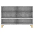 Buffet Gris béton 103,5x35x70 cm Aggloméré