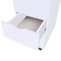 Meuble à tiroirs 33x45x60 cm Blanc