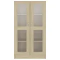 Armoire à vitrine Chêne sonoma 82,5x30,5x150 cm Aggloméré