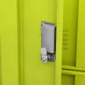 Armoire à casiers Gris clair et vert 90x45x92,5 cm Acier