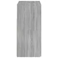 Buffet avec lumières LED sonoma gris 80x35x75 cm