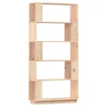 Bibliothèque/Séparateur de pièce 80x25x163,5 cm Pin solide