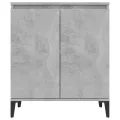 Buffet Gris béton 60x35x70 cm Aggloméré