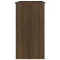Bureau Chêne marron 80x40x75 cm Bois d'ingénierie