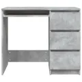 Bureau Gris béton 90x45x76 cm Aggloméré