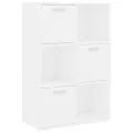 Armoire de rangement Blanc 60x29,5x90 cm Bois d'ingénierie