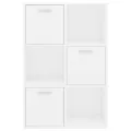 Armoire de rangement Blanc 60x29,5x90 cm Bois d'ingénierie