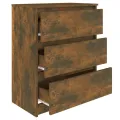 Buffet Chêne fumé 60x35x76 cm Bois d'ingénierie