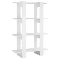 Bibliothèque/Séparateur de pièce Blanc 80x30x123,5 cm