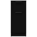 Buffet noir 30x30x70 cm bois d'ingénierie