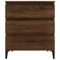 Buffet Chêne marron 60x35x70 cm Bois d'ingénierie