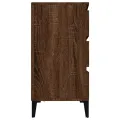 Buffet Chêne marron 60x35x70 cm Bois d'ingénierie