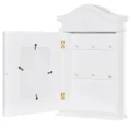 Armoire à clés avec cadre photo Blanc