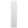 Armoire de bureau Gris clair 90x40x180 cm Acier