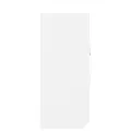 Armoire à clés Blanc 40x8,5x20 cm Bois d'ingénierie et acier