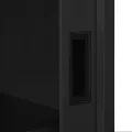 Armoire à portes coulissantes Anthracite 90x40x90 cm Acier