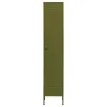 Armoire à casiers Vert olive 35x46x180 cm Acier