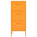 Armoire de rangement Jaune moutarde 42,5x35x101,5 cm Acier
