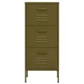 Armoire de rangement Vert olive 42,5x35x101,5 cm Acier