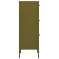 Armoire de rangement Vert olive 42,5x35x101,5 cm Acier