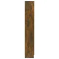 Armoire à vitrine Chêne fumé 82,5x30,5x185,5 cm Bois ingénierie