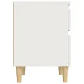 Tables de chevet 2 pcs Blanc 40x35x50 cm